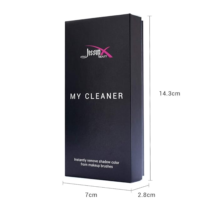 Jessup Makeup Brush Cleaner, Dry Makeup Brush Cleaner Sponge Quick Removal Color, A001