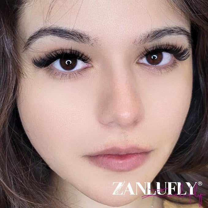Lash Clusters Wispy Eyelash Clusters Volume Cluster Eyelash Extensions 200PCS Individual Lashes Natural Cluster Lashes D-Curly 10-18mm DIY Lash Extension by zanlufly