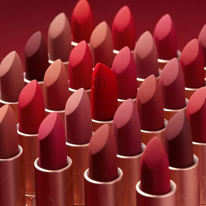 DEARDAHLIA Lip Paradise Effortless Matte Lipstick (Natasha) - Wightness & Silky Matte Lipstick with Long-Lasting and High-Pigment Color, Dahlia Petal Tip for Easy Use. Vegan & Cruelty-Free. 0.11 oz