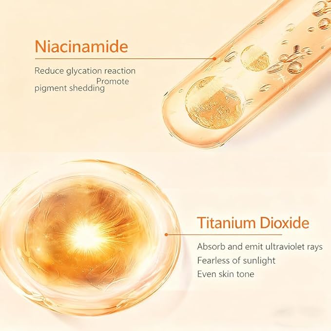 Vitamin C Makeup Tone up Cream, Five Vitamin C Natural Makeup Cream, Moisturizing Brightening Concealer, Deep Hydration, Conceal Pores, Lightweight Long Lasting, For All Skin Type (1PCS)
