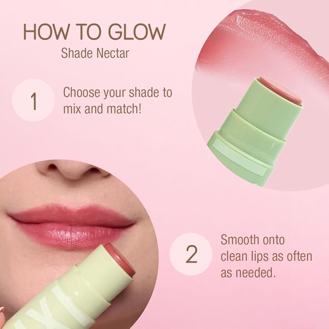 Pixi Beauty +Hydra LipTreat Naturals Trio | Tinted Hydrating Lip Balms in 3 Shades | Clear, Peach-y, and Nectar | 0.16 oz / 4.8 g
