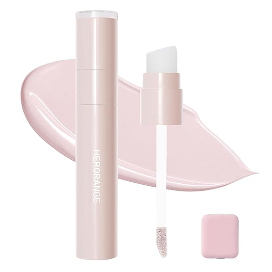 Cool Toned Liquid Concealer Highlighter Makeup, Blendable Cold Matte Cream for Face Eye Highlight, Lightweight and Moisturizing Cream Contour Illuminator Brightening Makeup, 01 Cool Pink White