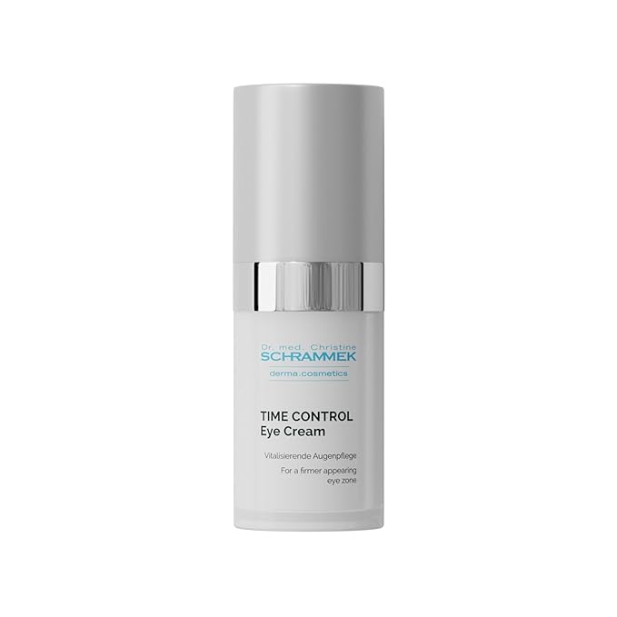 Schrammek TIME CONTROL Eye Cream (0.5 fl oz) - for Demanding Skin - Reduces Circles Under Eyes - with Matrixyl® 3000 & Milk Thistle Oil - Eye Care - Skin Care - Dr