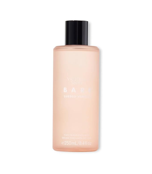 Victoria's Secret Bare Sueded Vanilla Fragrance Mist, Notes of Wild Saffron, Creamy Sandalwood, Vanilla Milk, Body Spray for Women (8.4 oz)