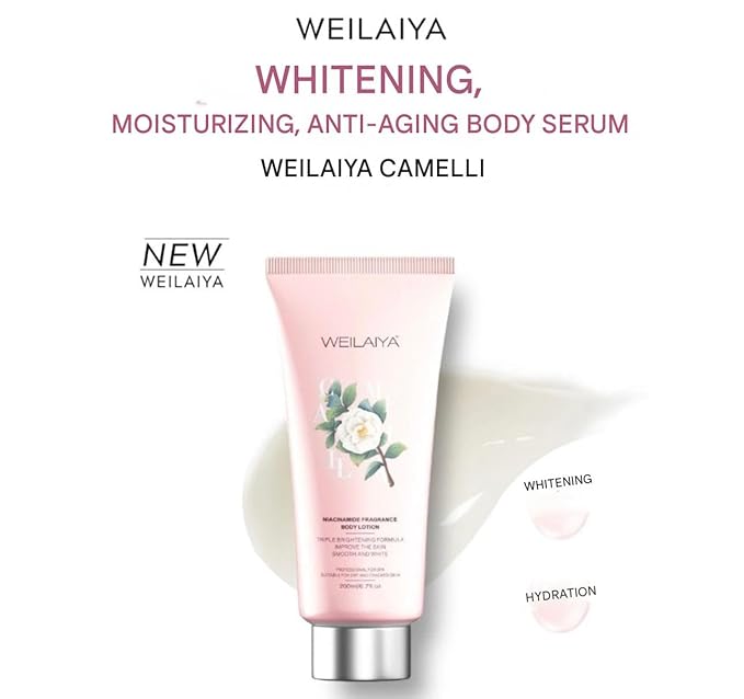 Camellia Flower Extract Face Body Cream Tone-Up SPF30 PA+++ & Niacinamine Fragrance Body Lotion Brightening, Anti Aging, Moisturing