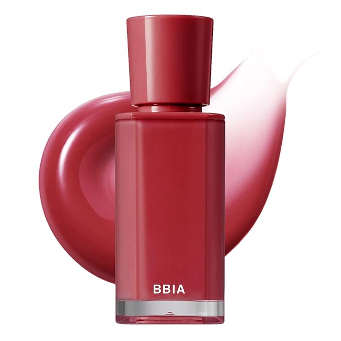 BBIA Glow Tint – Lip Plumping Volumizing Glossy & Glowy Lip Stain Naturally Moisturizing Comfortable Texture Lightweight Long-Lasting Vivid Color Non-Sticky Korean Makeup (05 VIN CHAUD, Pack of 1)