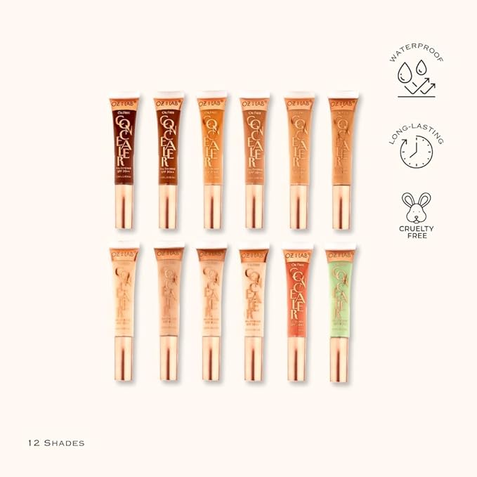 Beauty Hide and Chic Liquid Concealer – Golden Beige (HC-07) – Full Coverage, Matte Finish, SPF 30++, Vegan, Cruelty-Free – 0.35 fl oz / 10 ml,pack of 1