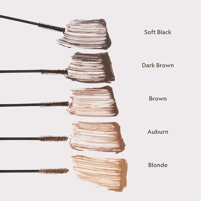 YENSA Brows On Brows Super Defining Tinted Eyebrow Gel - Long-Wear Shaping Eye Brow Gel with Superfoods for Color & Thickness - Combs, Shapes & Locks Eyebrows into Place - Brown (0.17 oz)