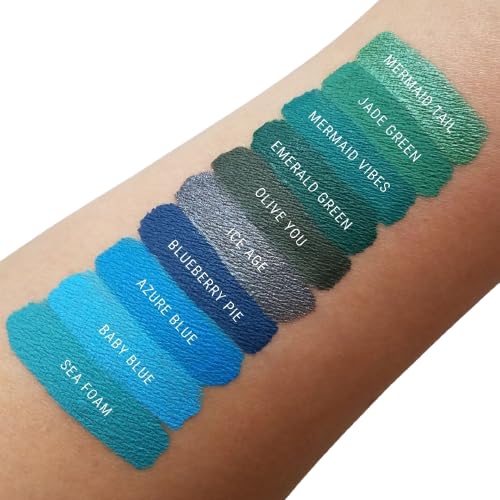 Aromi Baby Blue Matte Liquid Lipstick, Light, Sky Blue Lip Color, Vegan + Cruelty-free Beauty, Long-lasting, Waterproof (Baby Blue)