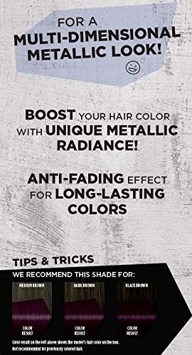 Schwarzkopf Got2b Metallics Permanent Hair Color, M49 Smoky Violet