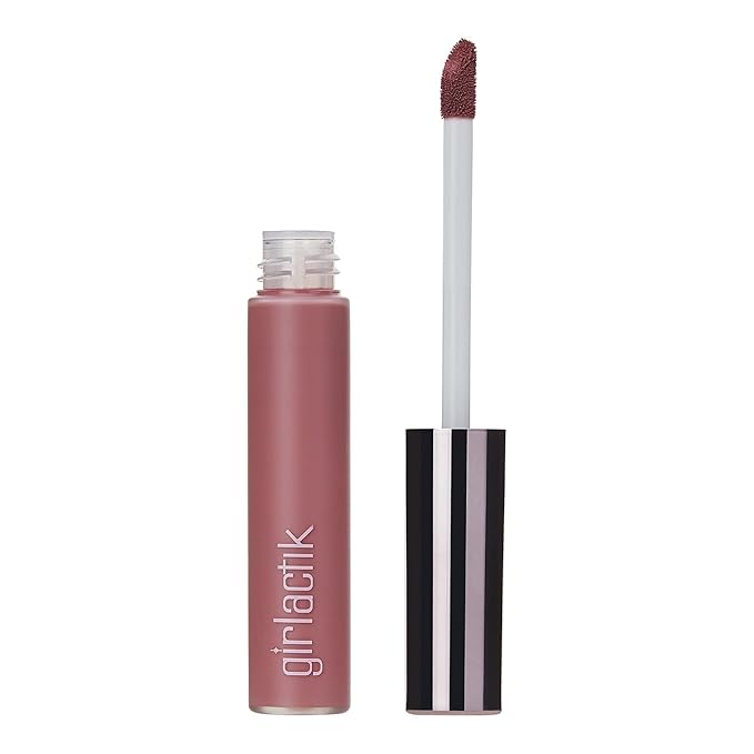 Girlactik Long Lasting Matte Lip Paint Liquid Lipstick in Allure- Long wearing, Smooth Application, Pigmented, Non-Crack Formula, Lightweight, 7.5 ml / .25 oz, (BabyDoll/Shasha)