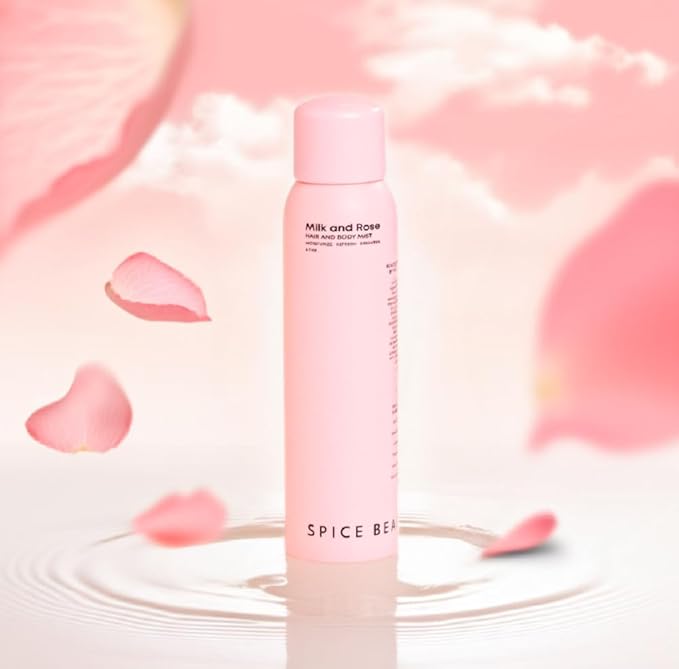 Milk & Rose Hair and Body Mist – Hydrating Floral Body Spray & Hair Perfume with Rose, Goat Milk, Chamomile, Lavender & Honey – Refreshing Mist for Skin, Hair & Clothing – 6.7 oz