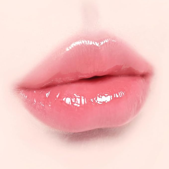 DINTO Blur-Jelly Plumping Lip Tint - Tinted Lip Plumpimg Gel Gloss, Long-Lasting, Moisturizing, Volumizing & Hydrating, Vegan & Cruelty-Free, K beauty (7 colors) (771 Pink Gelée, 0.11 fl.oz.)