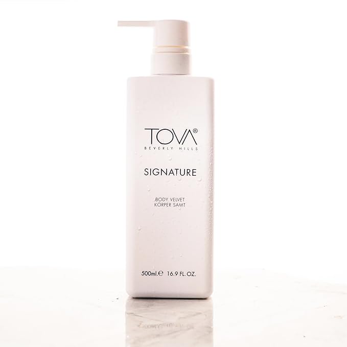 Tova Signature Body Velvet Lotion with Pump – Nourishing Shea Butter Body Lotion for Women, Hydrating & Moisturizing – USA-Made & Cruelty-Free – 16.9 fl oz