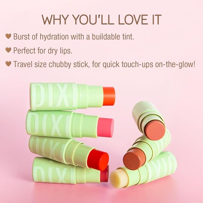 Pixi Beauty +Hydra LipTreat |Tinted Hydrating Lip Balms| In Shade Clear | 0.16 oz / 4.8 g