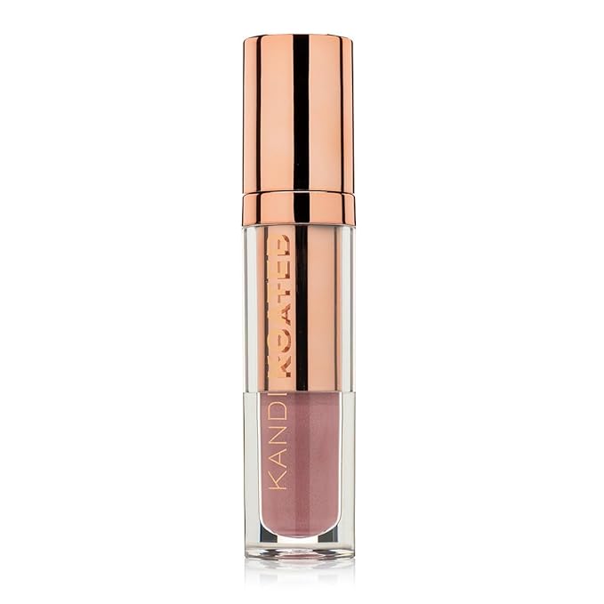 Kandi Koated Liquid Satin [Risque] Liquid Lip Color with High-Shine Finish | Rich Colors, Moisturizing Lip Shine, Paraben-Free, Cruelty-Free | Beauty & Makeup