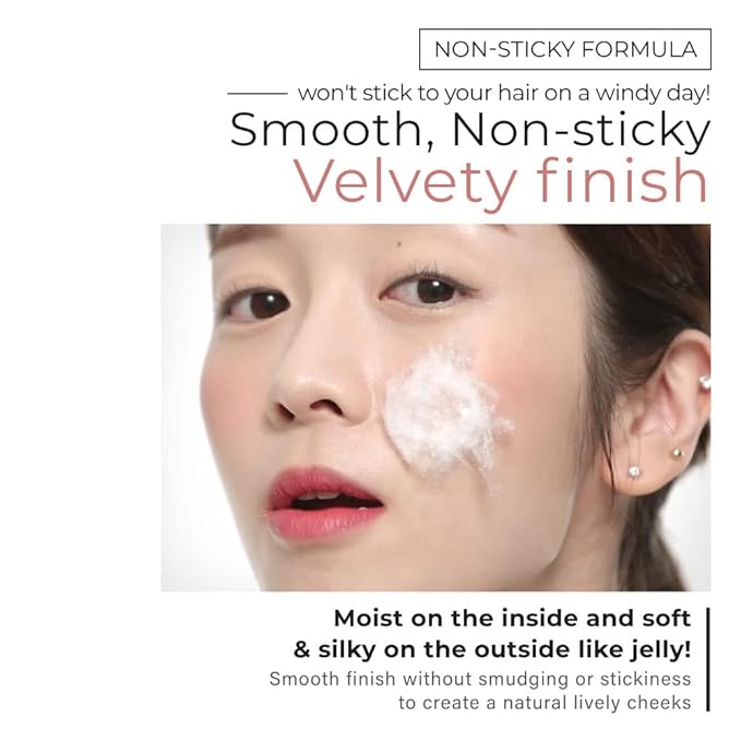 A'PIEU Juicy-Pang Jelly Blusher [BE01] – Soft Touch Blush for Cheek with Combined Cream & Powder Texture for Natural Dewy-Finish, No Fall-Out. 0.17 oz