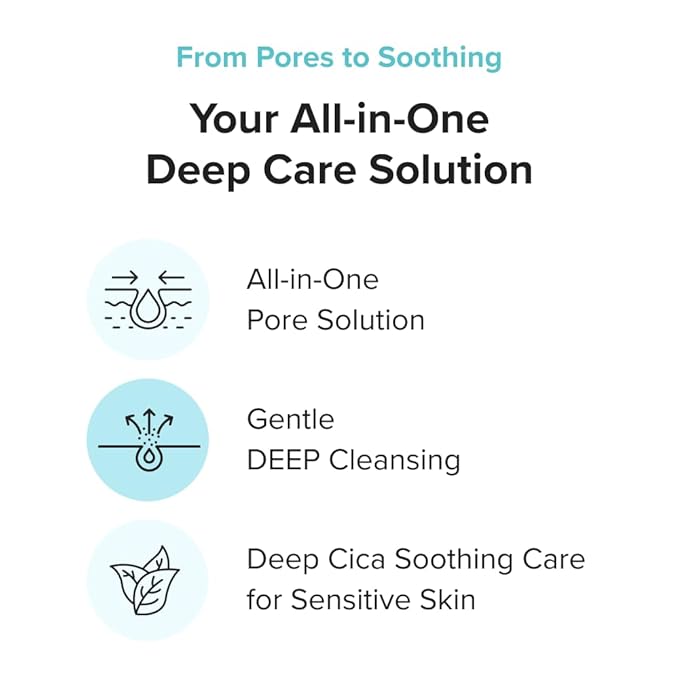3W8L Deep Off & Fresh Cleansing Oil – Fast emulsifying Korean pore care cleanser, gentle daily makeup & sunscreen remover with Jojoba & Centella, dissolves sebum & blackheads, hydrating fresh finish