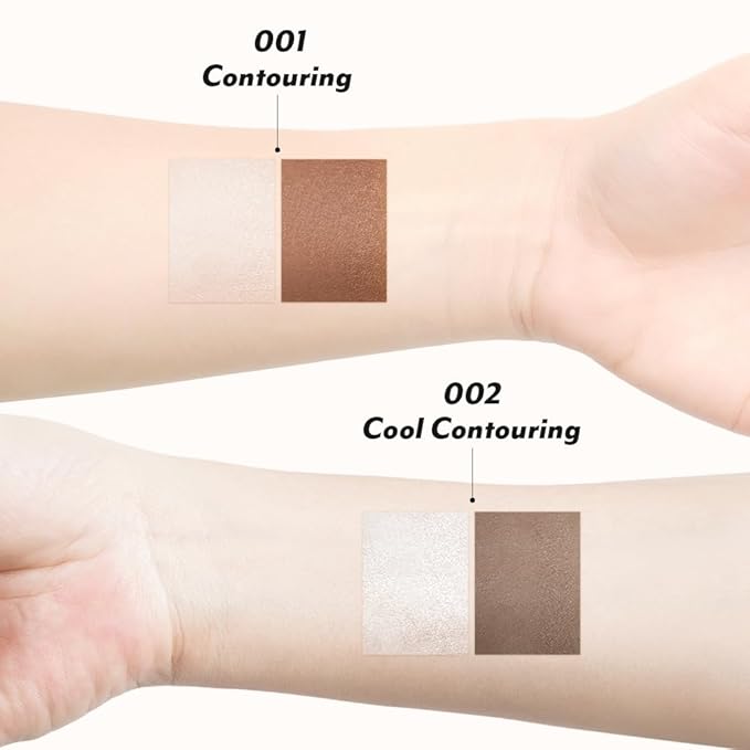 I'M MEME I'm Multi Stick Dual | Two Shade Shading and Highlighting Matte Finish | Suitable for Beginners Portable Size | 002 Cool Contouring