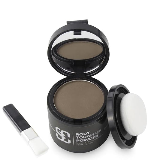 SOVONCARE Hairline Powder - Root Touch Up & Gray Hair Concealer for Men and Women, Instantly Covers Thinning Hair and Bald Spots, Natural-Looking Coverage Light Coffee 0.35 oz