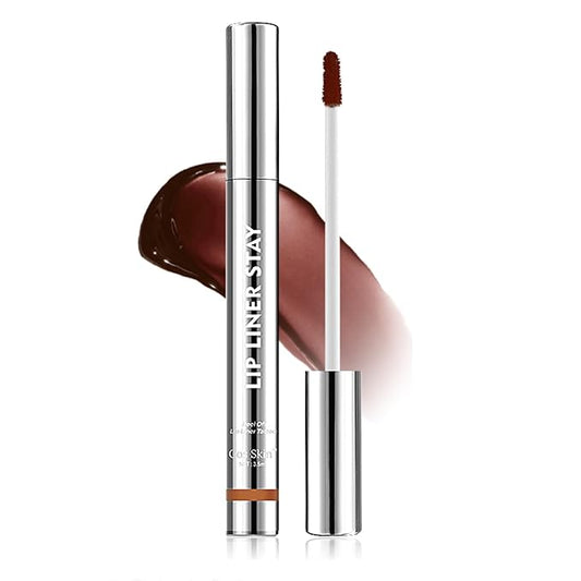 Lip Stain Peel Off & Lip Liner – Mauve Nude Long Lasting Waterproof Velvet Matte Lip Stain, Smudge-Proof Transfer-Resistant Lip Glaze, 02 MUAH-ve 3.5ml (Mauve Nude)
