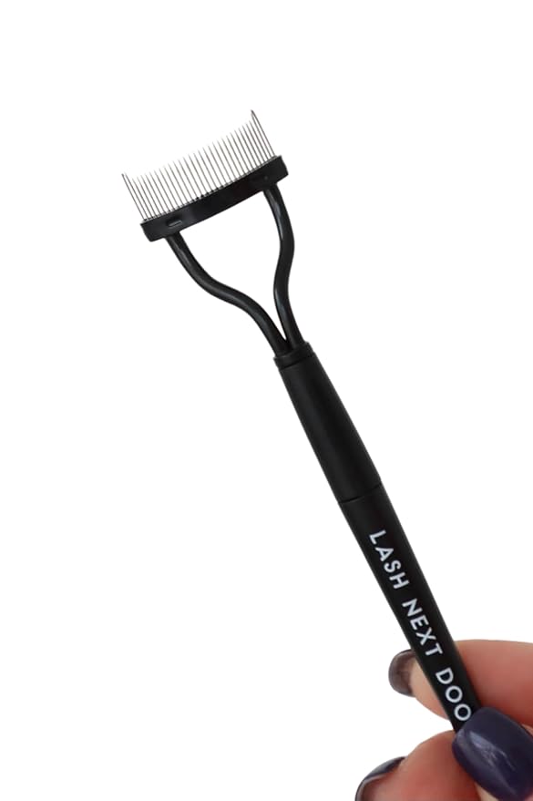 Metal Eyelash Comb & Spoolie– Lash Separator Tool for Clump-Free Lashes– Double-Sided Mascara Comb & Eyebrow Brush– Eyelash Separator Tool for Defined Lashes & Brows