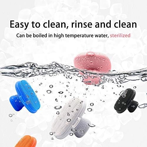 Face Scrubber2Pack Silicone Face Scrubber for Men, Facial Cleansing Brush Silicone Face Wash Brush Manual Waterproof Cleansing Skin Care Face Brushes for and Exfoliating