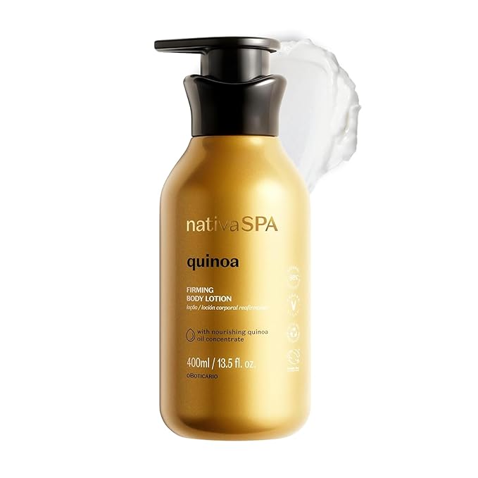 Nativa SPA by O Boticario Quinoa Hydrating Body Lotion, Fragranced Skin Moisturizer with Purified Quinoa Drops, 13.5 Ounce