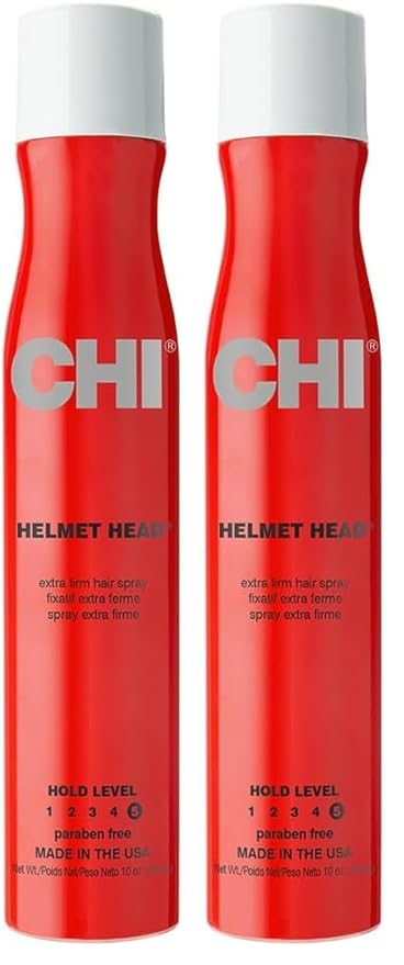 CHI Helmet Head Extra Firm Hairspray, 10 oz (Pack of 2)