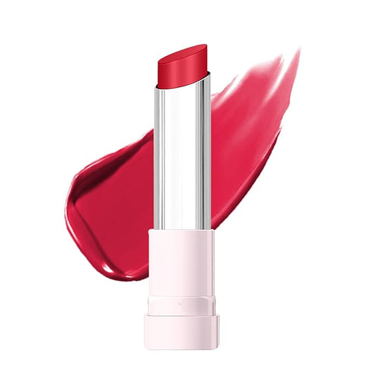 CHIFURE Tinted Lip Balm, Hydrating Lipstick, Moisturizing Lip Color, Anti-Wrinkle Lip Treatment with Deep Hydration, Shine & Glowy Finish Tinted Lip Makeup