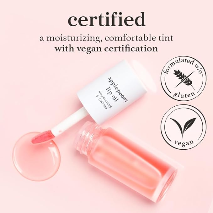NOONI Korean Lip Oil Bundle - Applepeony & Appleclear
