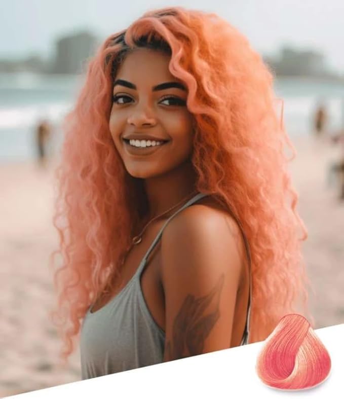 Küül's FUNNY COLORS - Tintes de Fantasia ((CORAL), 3.04 oz)