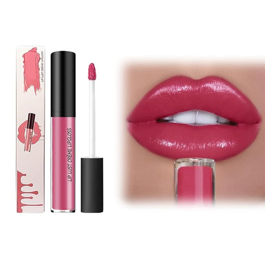 12 Colors Lips Staining Lip Oil, 2025 Upgrade Cream Texture Lipstick Long-Lasting Moisturizing Lip Oil, Waterproof Lipstick Creamy Lip Gloss Non-stick to Cup (#6, One Size)