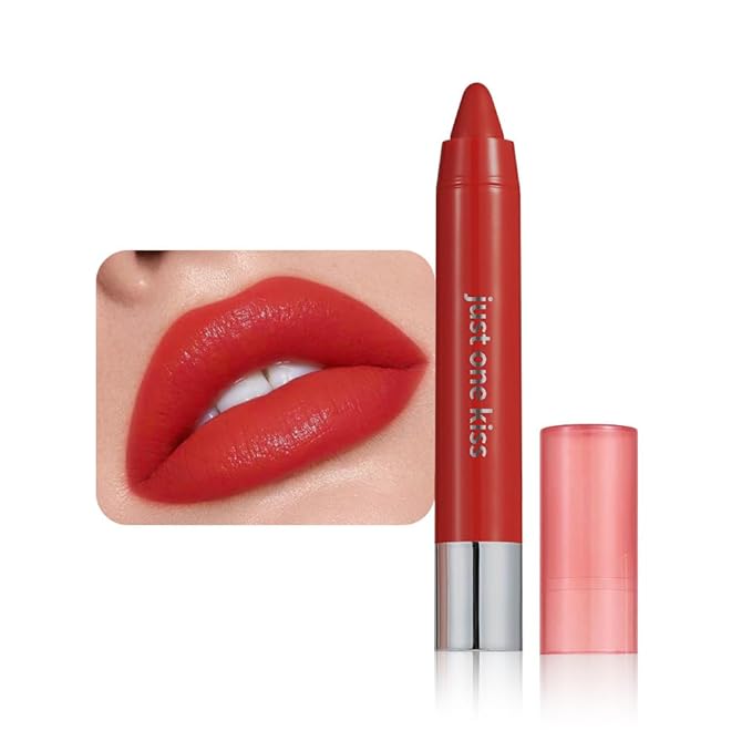Ruby Red Hydrating Cream Lipstick Lip Crayon for Women, Moisturizing Lipstick Long-lasting Waterproof, Retractable Lips Crayon Liner for Ombre Shades, Lipgloss Tinted Lip Balm + Lips Color in One, 11
