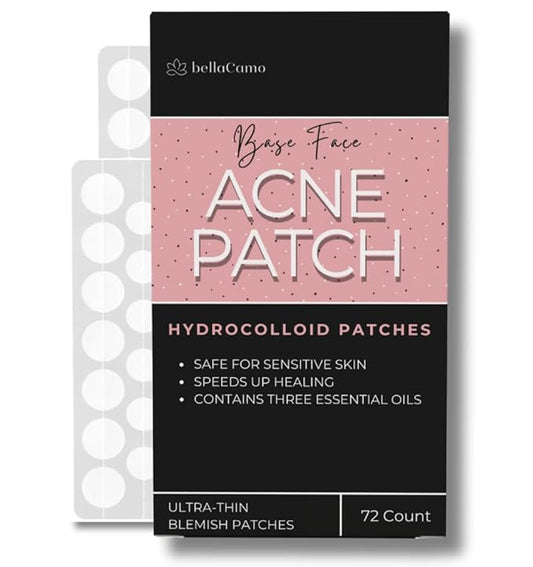 Clear Pimple Patches – 72 Ct Hydrocolloid Acne Patches w/ Salicylic Acid & Tea Tree Oil – Fast-Acting Zit Stickers for Face, Blemish & Spot Treatment – Invisible, Waterproof & Gentle for All Skin