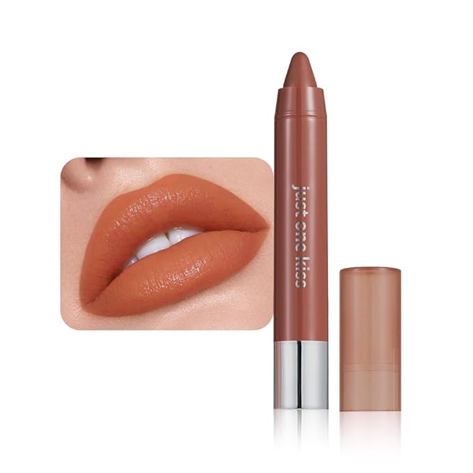 Coral Orange Hydrating Cream Lipstick Lip Crayon for Women, Moisturizing Lipstick Long-lasting Waterproof, Retractable Lips Crayon Liner for Ombre Shades, Lipgloss Tinted Lip Balm + Lips Color, 09