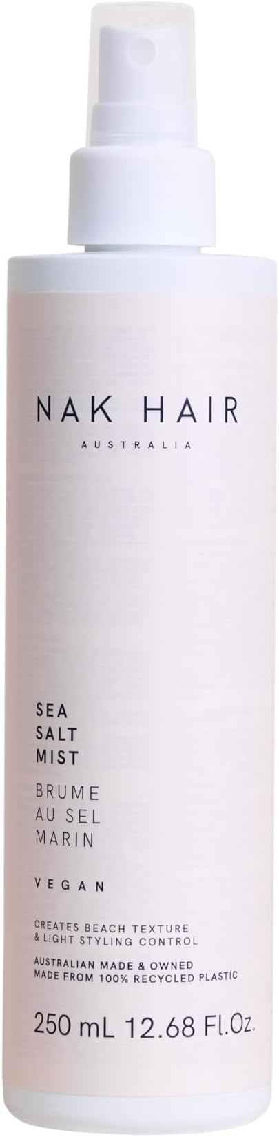 NAK Hair Sea Salt Mist 250ml - Texturising Spray for Hair Styling
