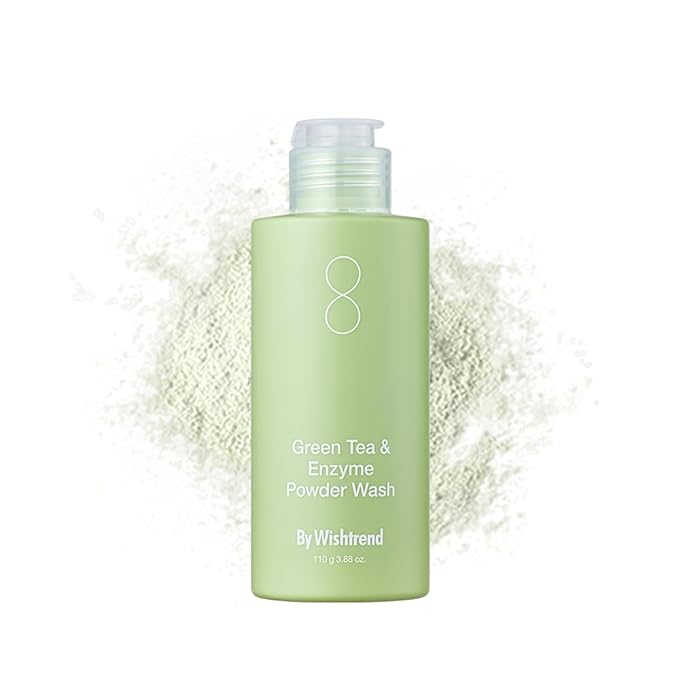 BY WISHTREND Green Tea & Enzyme Powder Wash, 3.88 oz