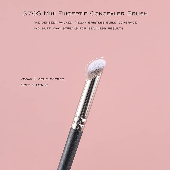 ENERGY Concealer Brush,Angled Under Eye Makeup Small Foundation Precision Face Blending Brush(370S Concealer Brush)