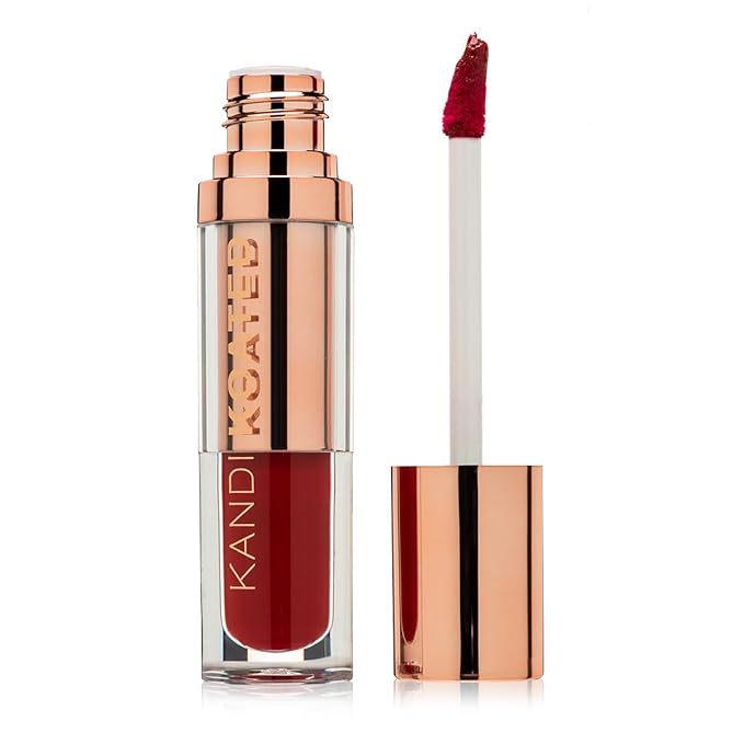 Kandi Koated Liquid Satin [True Love] Liquid Lip Color with High-Shine Finish | Rich Colors, Moisturizing Lip Shine, Paraben-Free, Cruelty-Free | Beauty & Makeup