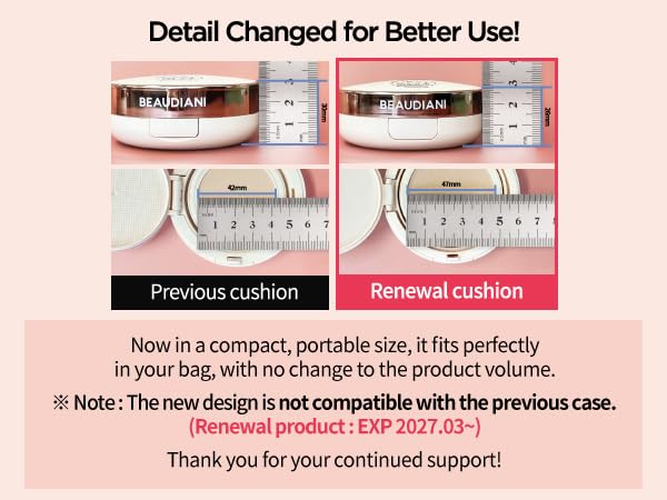 Beaudiani Mesh Tight UP Cushion Refill | Cushion Foundation | Buildable Coverage| Natural Finish | Dewy Glow Make up (01-REFILL Bright cool undertone (#21))