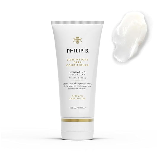 PHILIP B Lightweight Deep Conditioner, 2 fl. oz. (60 ml) - Hydrating Detangler, Adds Moisture, Shine and Smoothness, For All Hair Types