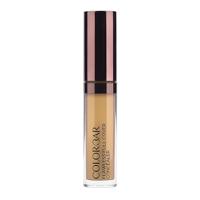 Colorbar Flawless Full Cover Concealer - Face Makeup Concealer with Liquid-to-Powder Formula - Hides Scars and Discoloration - 005 Lacy - 0.2 oz