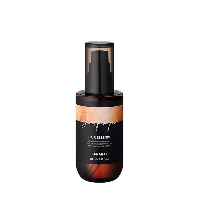 Perfumed Hair Oil & Serum 2-in-1 – Korean Essence Oil for Frizzy, Dry, Damaged Hair & Glass Hair Shine – Argan Oil & Amino Acids – Sulfate & Paraben-Free – Sweet Fresh Pear, 100ml / 3.38 fl oz