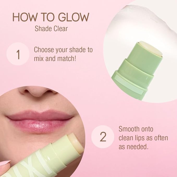 Pixi Beauty +Hydra LipTreat Naturals Trio | Tinted Hydrating Lip Balms in 3 Shades | Clear, Peach-y, and Nectar | 0.16 oz / 4.8 g