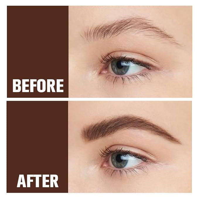 6Pcs Long Eyebrow Pencils Set, Dark Coffee Natural Look, for Eyebrows & Eyeliner,Waterproof & Sweat-Proof Wooden Hard-Core Brow Pencil with Sharpener,Long Lasting Makeup Kit for Beginners 102#