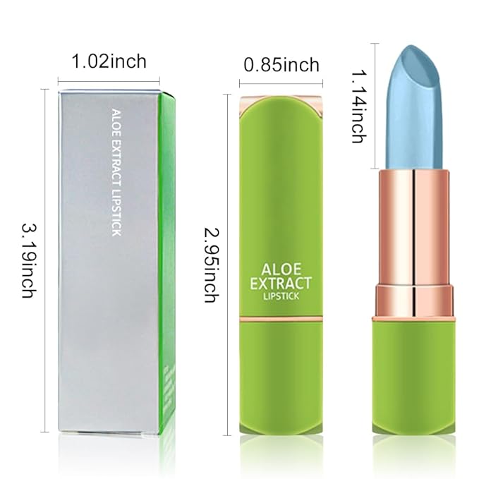 Jelly Color Changing Lipstick Queen,Mood Moisturizer Long Lasting Lip Care Lip Balm Magic Waterproof Lip Gloss Glossly Makeup Lipstick Set for Women (1pc 02#natural nude red)