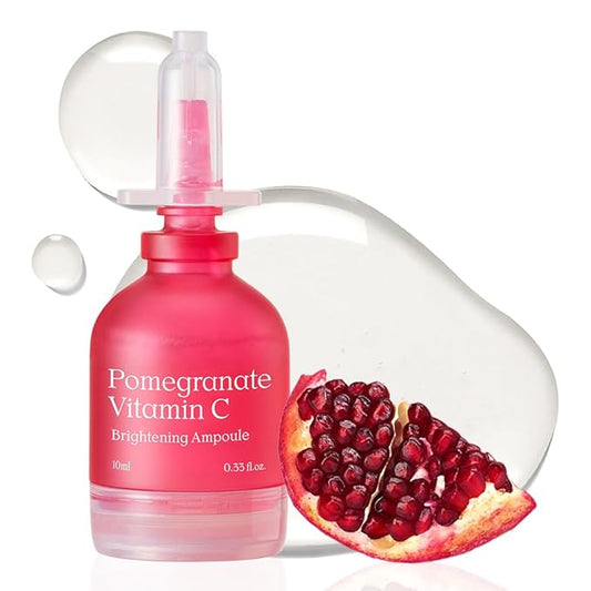 Vitamin C Brigntening Serum (10ml / 0.33 Fl oz) 1ea | Dark Spot Care, Radiant Glow, Glass Skin, Multi-Vitamin Complex, Pomegranate Water, For Sensitive Skin, NDP
