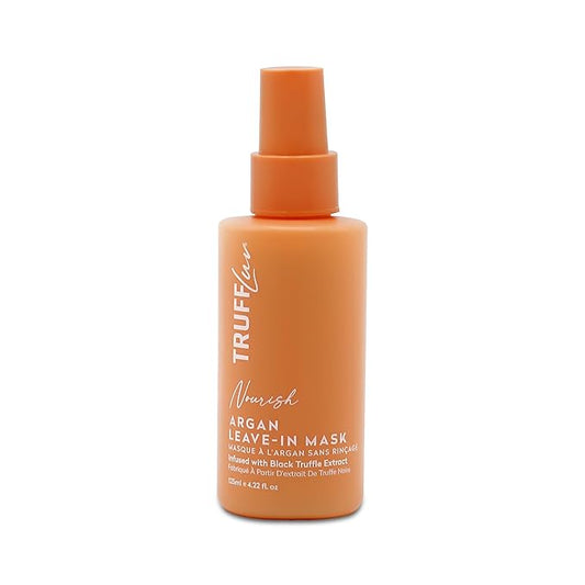 TruffLuv | Nourish Collection Argan Leave-In Mask, Infused with Black Truffle Extract, Anti-Frizz Conditioning Spray, Detangles, Hydrates and Strengthens, Paraben Free, Sulfate Free, 4.22 Fl Oz