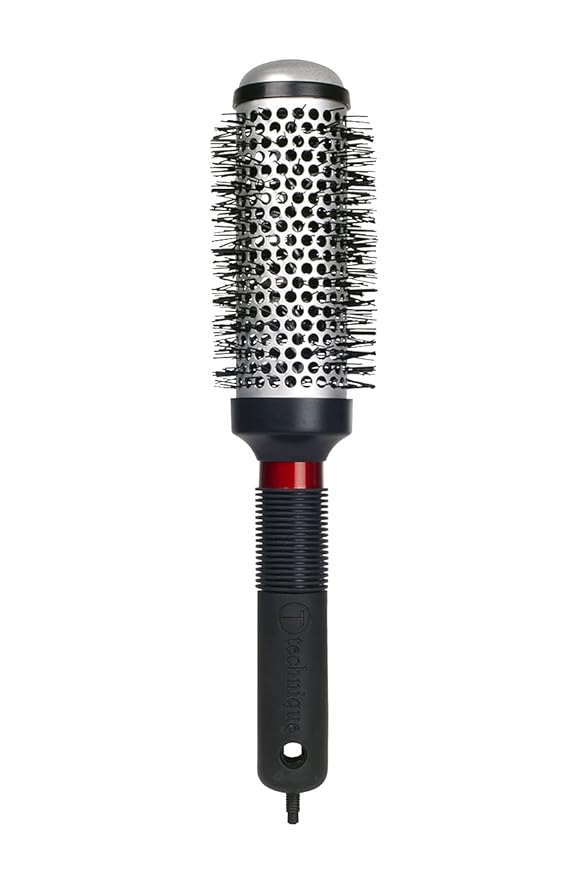 Cricket Technique Thermal Hair Brush #350 1.5” for Curling, and Styling – Heat-Retaining Barrel with Anti-Static Tourmaline Bristles, Round Thermal Brush, Ideal for All Hair Types